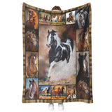Horse Quilt, Bunch Of Horses Quilt Blanket sua lai