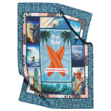 I Love Surfing Blanket