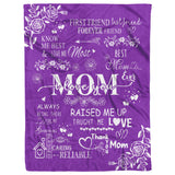 I Love You Mom Blanket copy