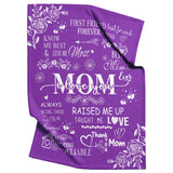 I Love You Mom Blanket copy