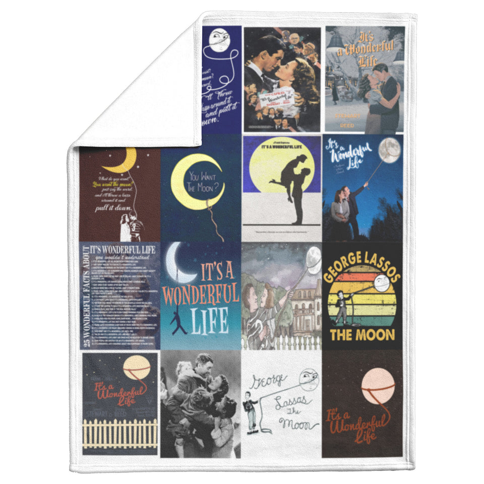 It’s a Wonderful Life Blanket, James Stewart Quilt copy