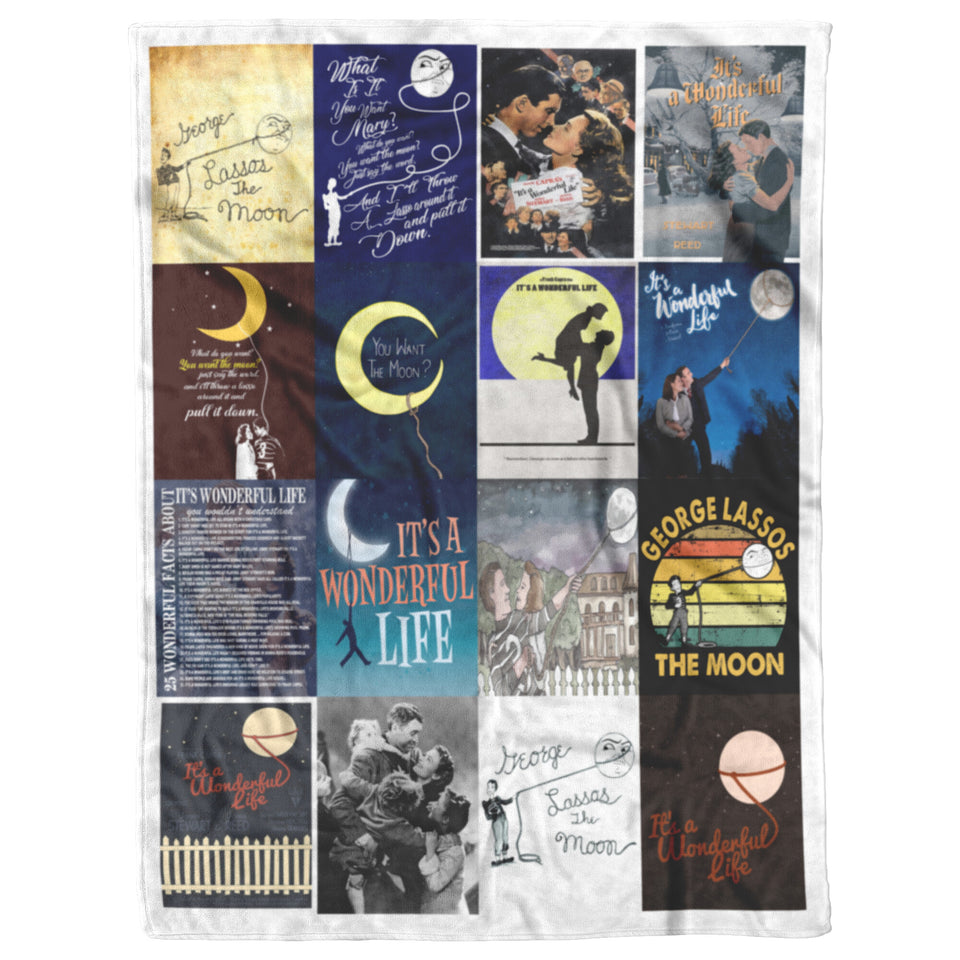 It’s a Wonderful Life Blanket, James Stewart Quilt copy