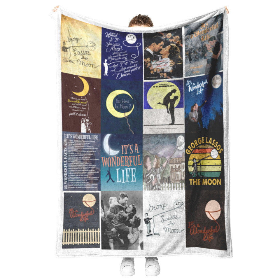 It’s a Wonderful Life Blanket, James Stewart Quilt copy