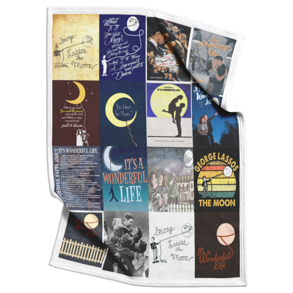 It’s a Wonderful Life Blanket, James Stewart Quilt copy