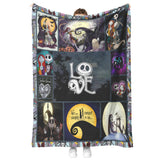 Jack Skellington Fleece, Sherpa Blanket, The Nightmare Before Christmas Quilt