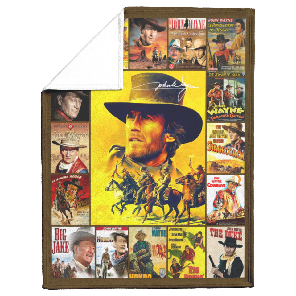John Wayne Blanket, John Wayne all series Quilt