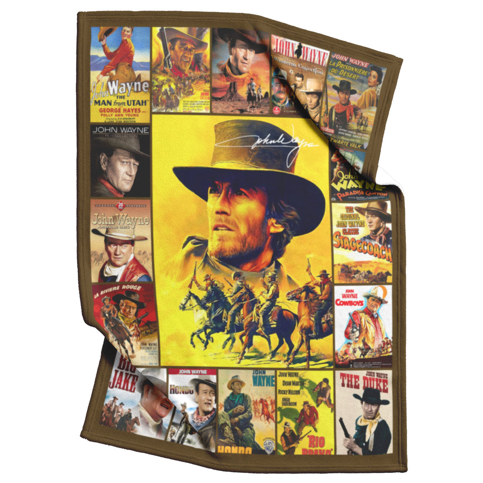 John Wayne Blanket, John Wayne all series Quilt
