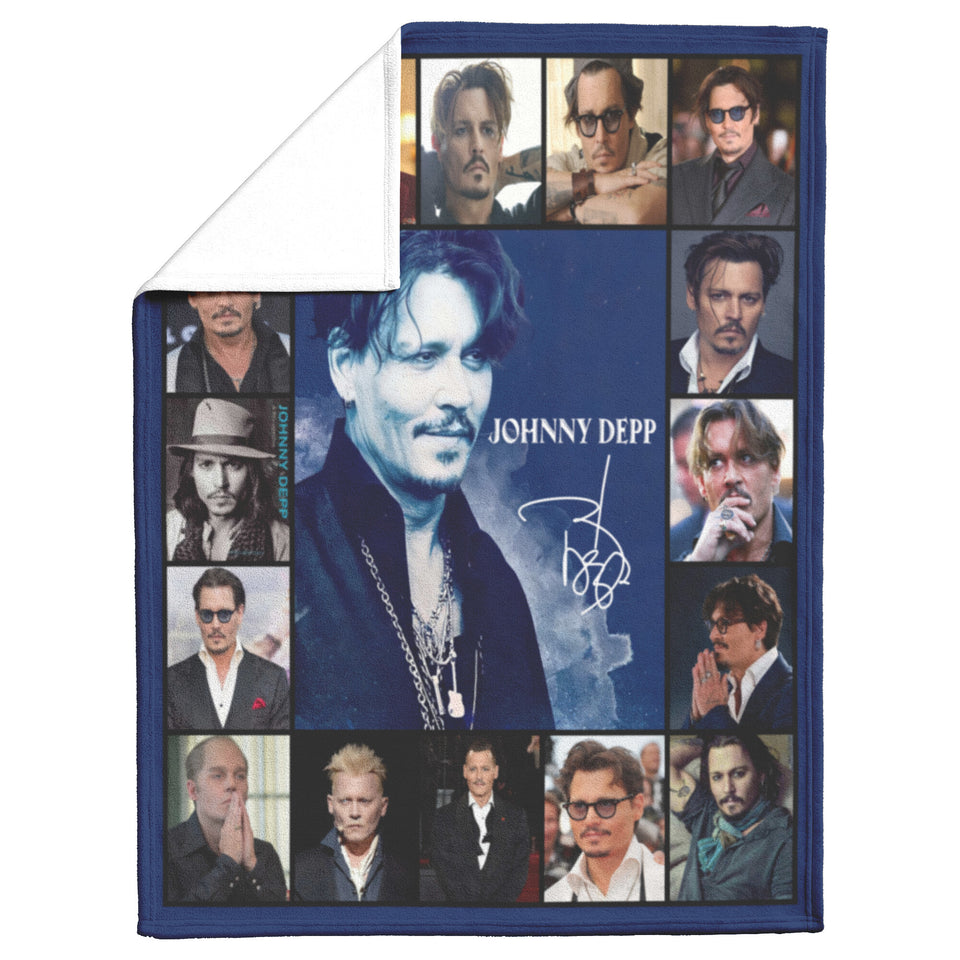 Johnny Depp 2 Blanket