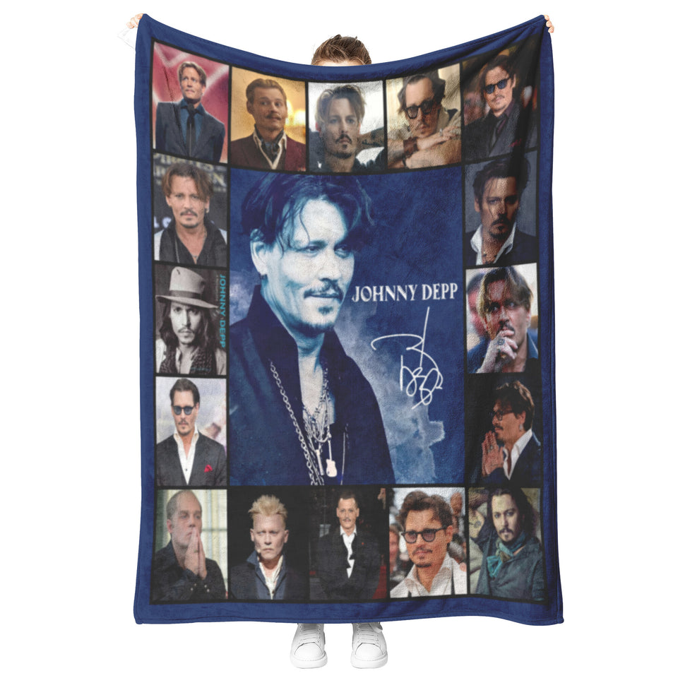 Johnny Depp 2 Blanket