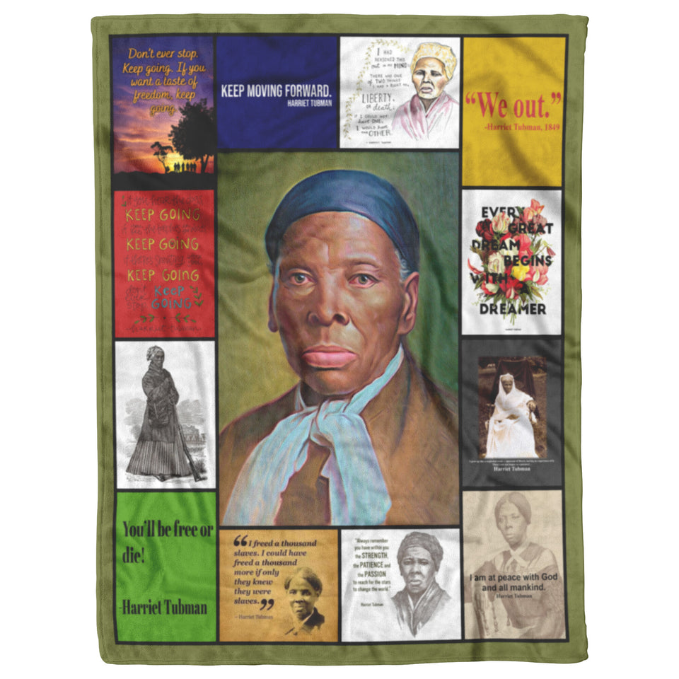 Juneteenth Fleece, Sherpa Blanket, Harriet Tubman Quilt copy