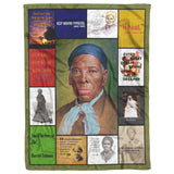 Juneteenth Fleece, Sherpa Blanket, Harriet Tubman Quilt copy
