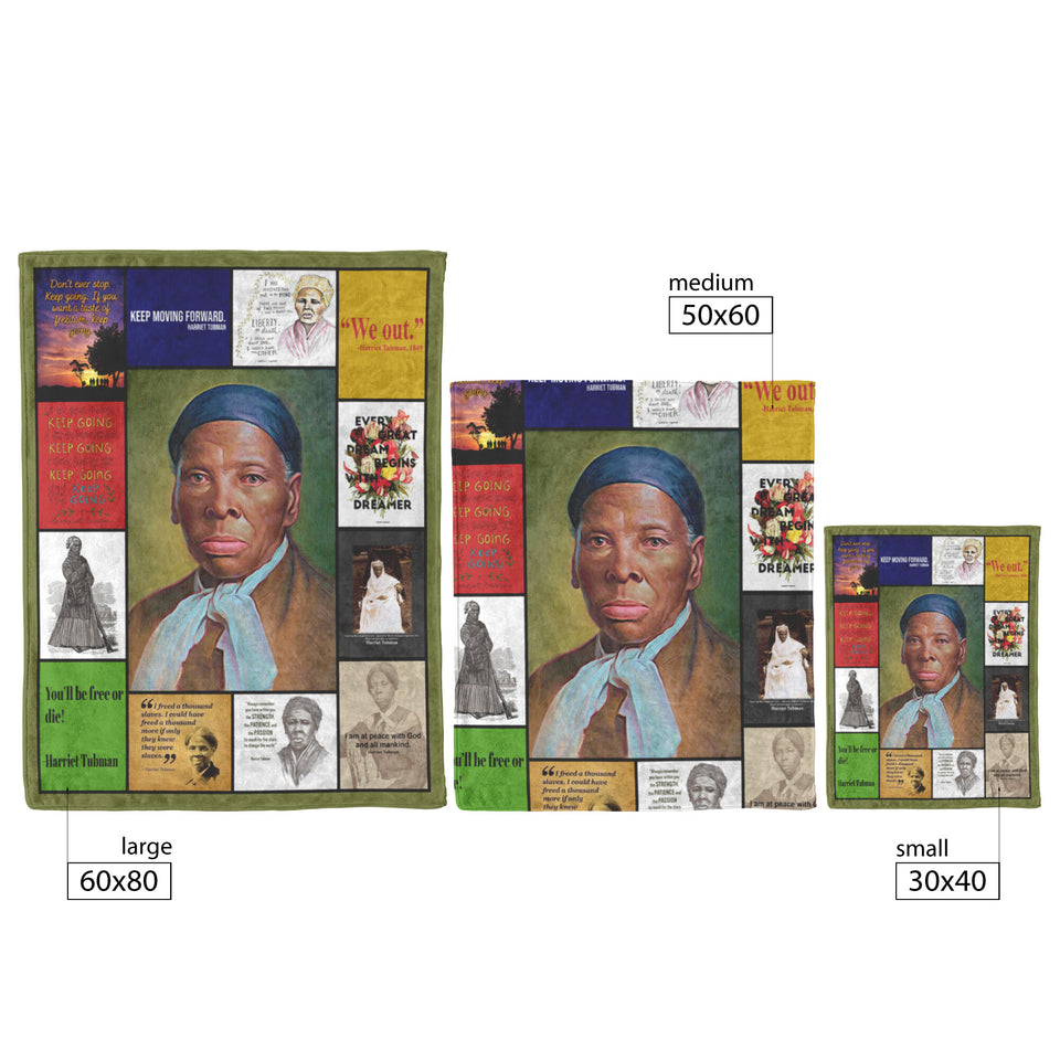 Juneteenth Fleece, Sherpa Blanket, Harriet Tubman Quilt copy