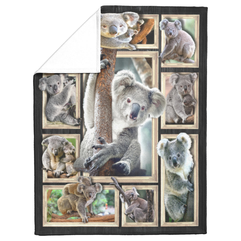 Koala Blanket, Koala 3D Fleece 60x80
