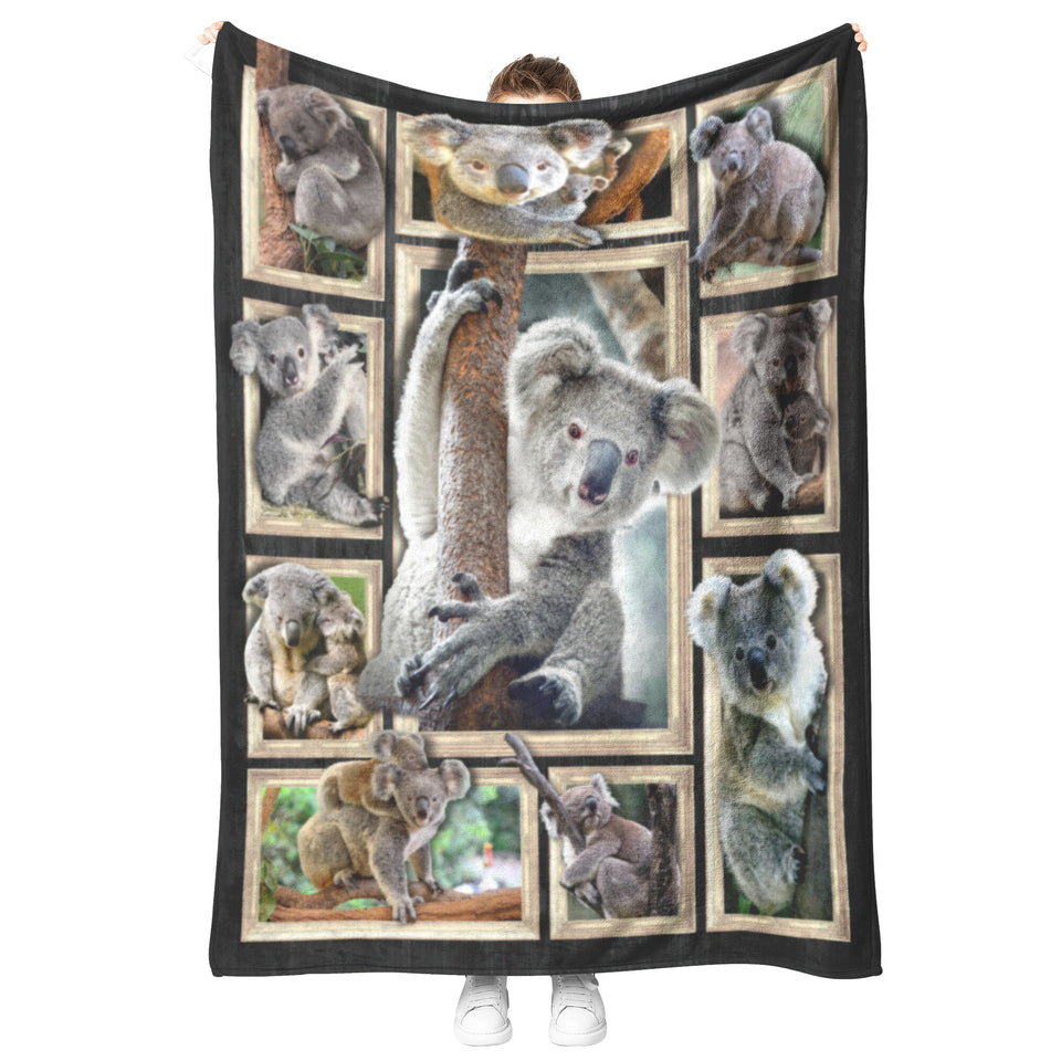 Koala Blanket, Koala 3D Fleece 60x80