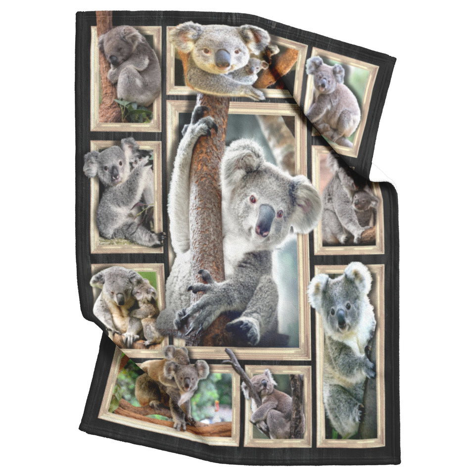 Koala Blanket, Koala 3D Fleece 60x80