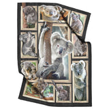 Koala Blanket, Koala 3D Fleece 60x80