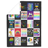 LGBT Blanket, LGBT Quotes