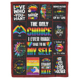 LGBT Gifts, LGBTQ Blanket copy