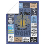 Lawyer Gifts for Women Men - Blanket