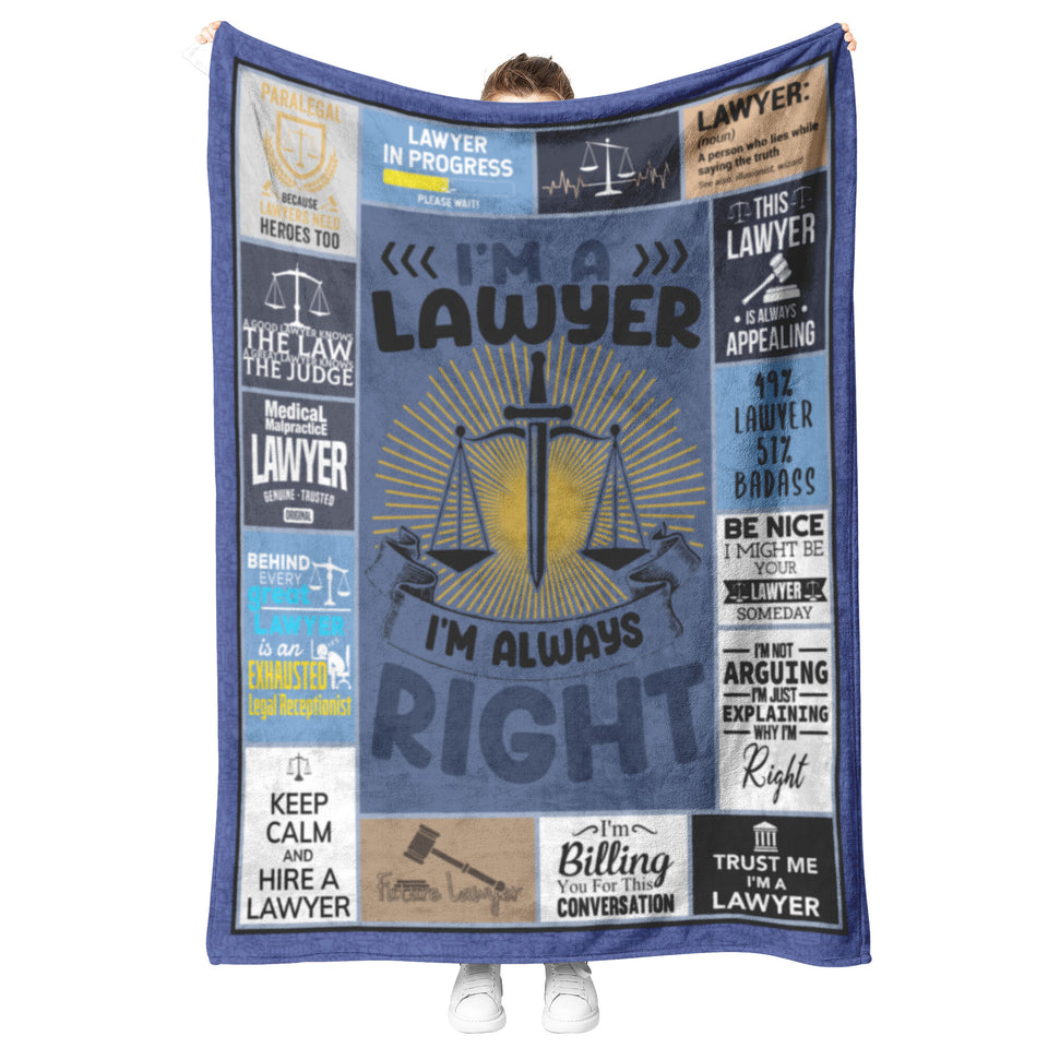 Lawyer Gifts for Women Men - Blanket
