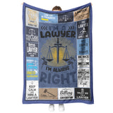 Lawyer Gifts for Women Men - Blanket