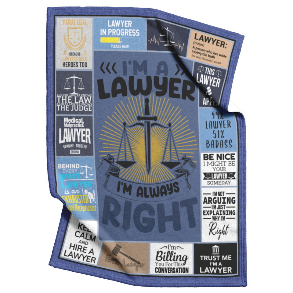 Lawyer Gifts for Women Men - Blanket