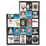 Letterkenny Fleece Sherpa Blanket Quilt Supper Soft Lightweight Blanket for Bedroom Living Room Sofa