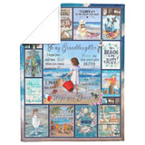 Little Girl at Beach Painting 60x80