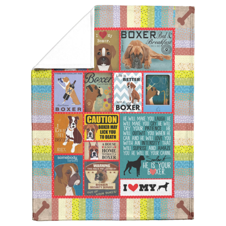 Love My Boxer Blanket V2