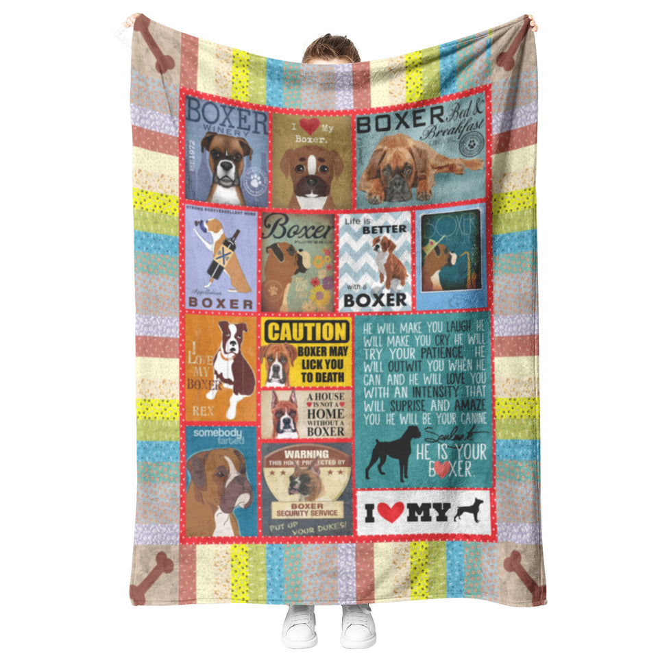 Love My Boxer Blanket V2