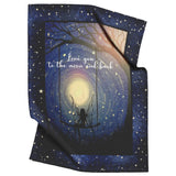 Love you to the moon and back  - Fairy & Moon Quilt