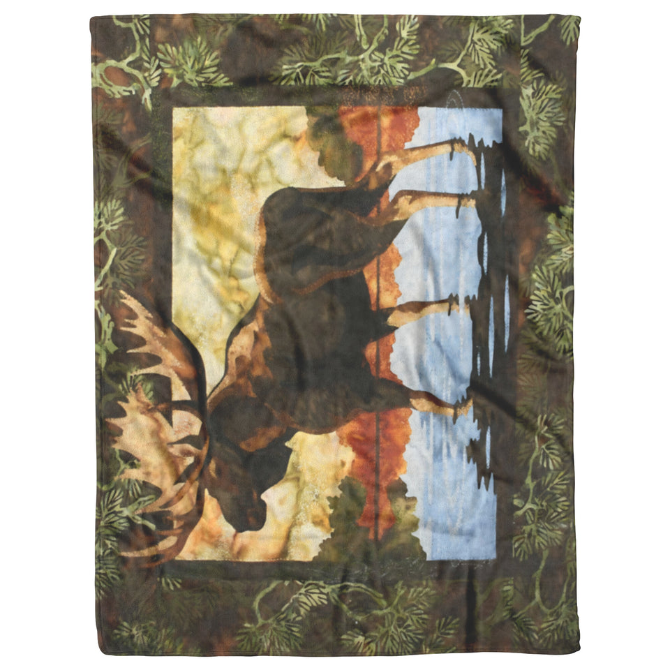 Moose Quilt, Moose Vintage