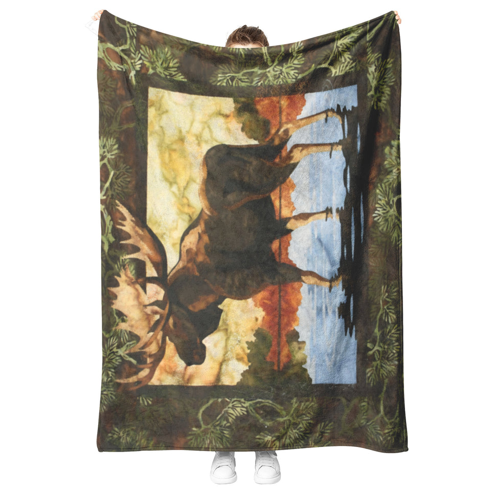 Moose Quilt, Moose Vintage