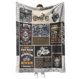 Motorcycle Biker Quilt 2612, King - All Season Quilts