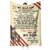 My Dear Son You Are My Proudest Moment Firefighter Love Dad copy