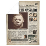 Newspaper M.ichael Myer Blanket