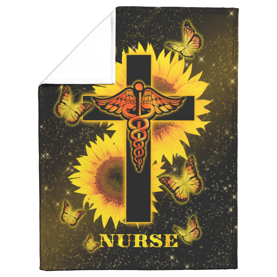 Nurse Blanket, Sunflower And God Fleece