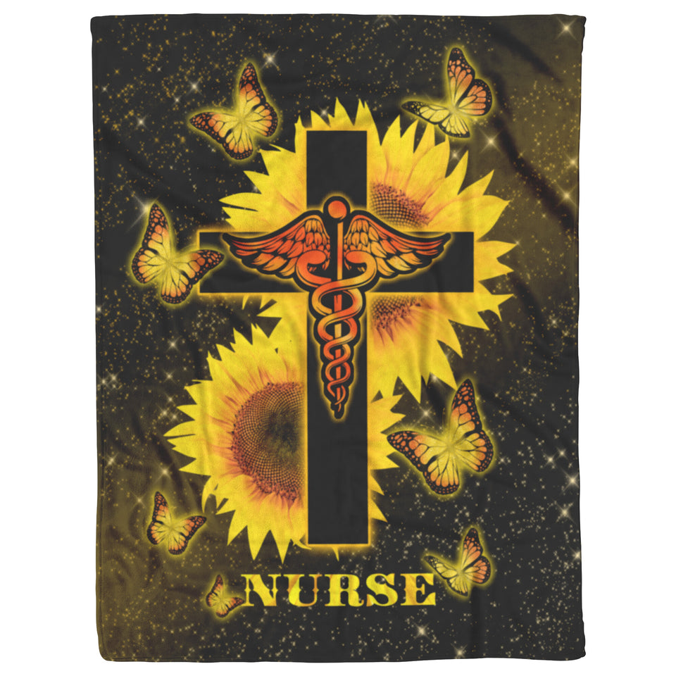 Nurse Blanket, Sunflower And God Fleece