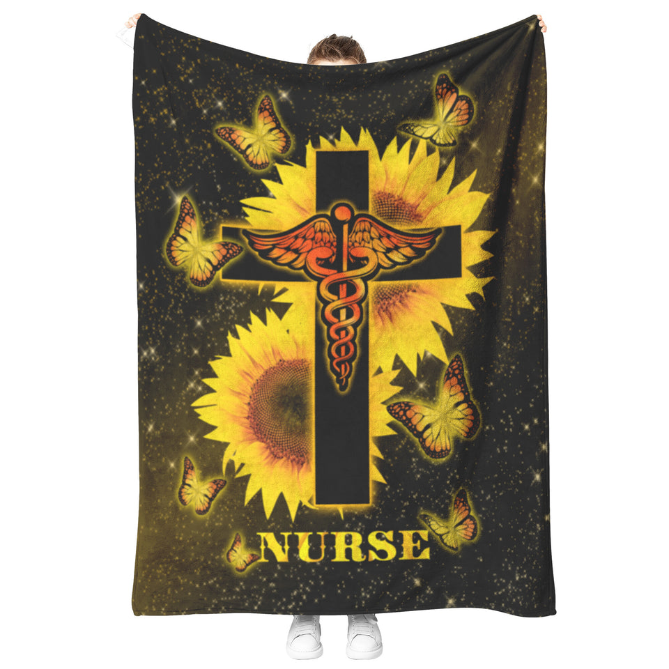 Nurse Blanket, Sunflower And God Fleece