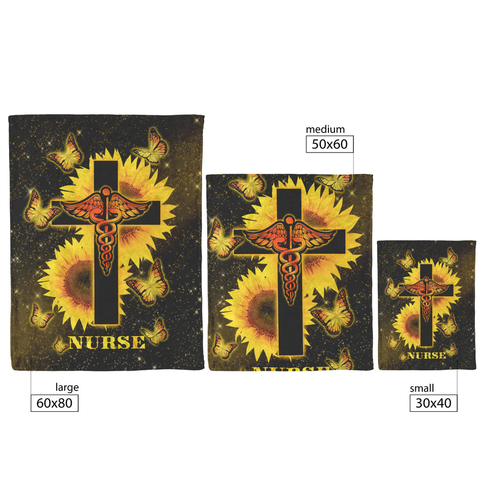 Nurse Blanket, Sunflower And God Fleece