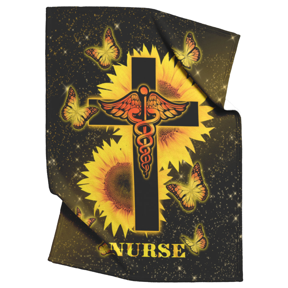 Nurse Blanket, Sunflower And God Fleece