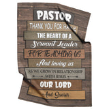 Pastor Appreciation Gifts Pastor Blanket copy