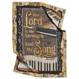 Piano My Strength and My Song Blanket