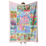 Pink Flamingo Blanket