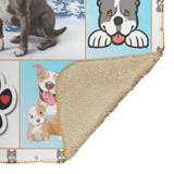 Pitbull Signs From Heaven Show Up To Remind You Love Never Dies Quilt Blanket
