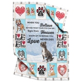 Pitbull Signs From Heaven Show Up To Remind You Love Never Dies Quilt Blanket