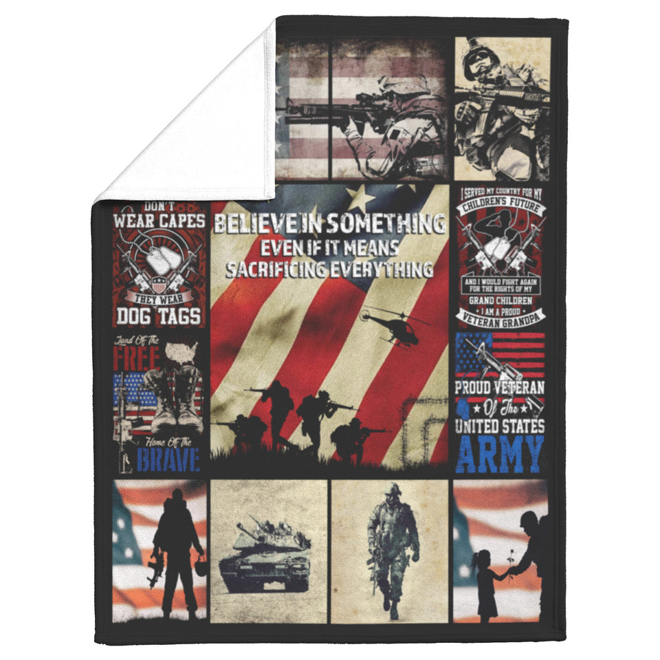 Proud Veteran of The Us Army Blanket