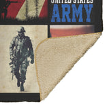 Proud Veteran of The Us Army Blanket