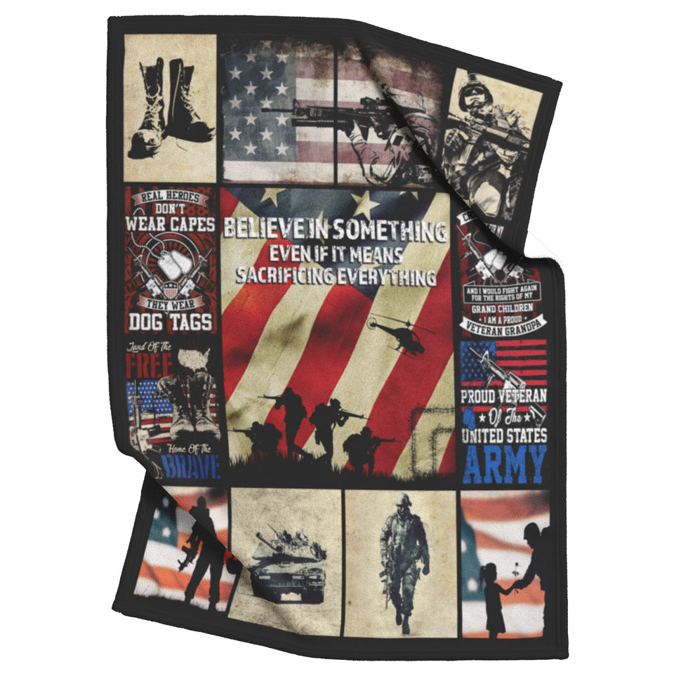 Proud Veteran of The Us Army Blanket