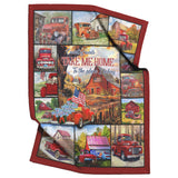 Red Truck Quilt, Country Roads Take Me Home Quilt Blanket copy